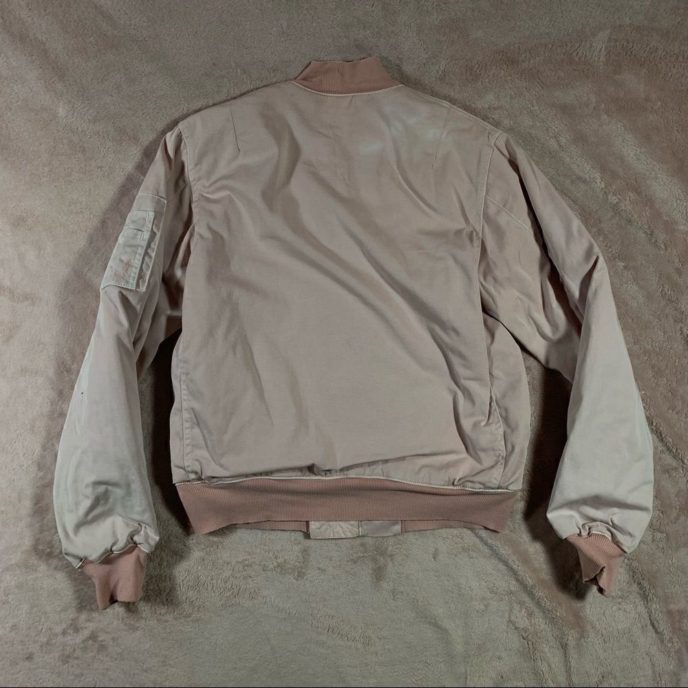 Hudson The Gene Pink Puffer Bomber Jacket S - Picture 10 of 12